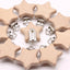 Premium Beech Wood Pacifier Clip - Cute Elephant & Heart Design