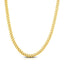 Cadena Sólida Clásica Miami Cuban de Oro Amarillo de 14k - 7.0mm