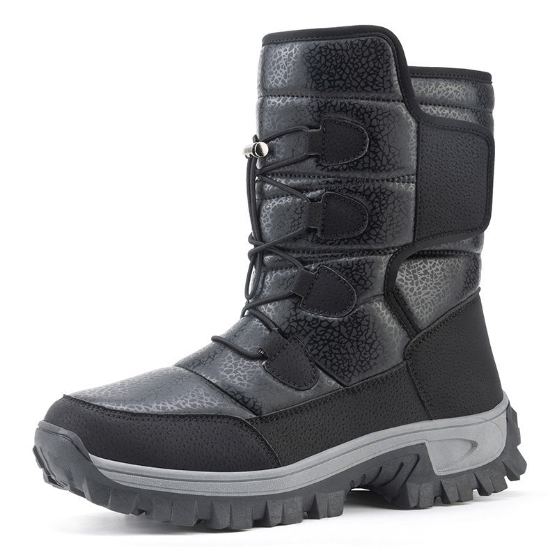 Fleece-Lined Warm Snow Boots for Men and Women