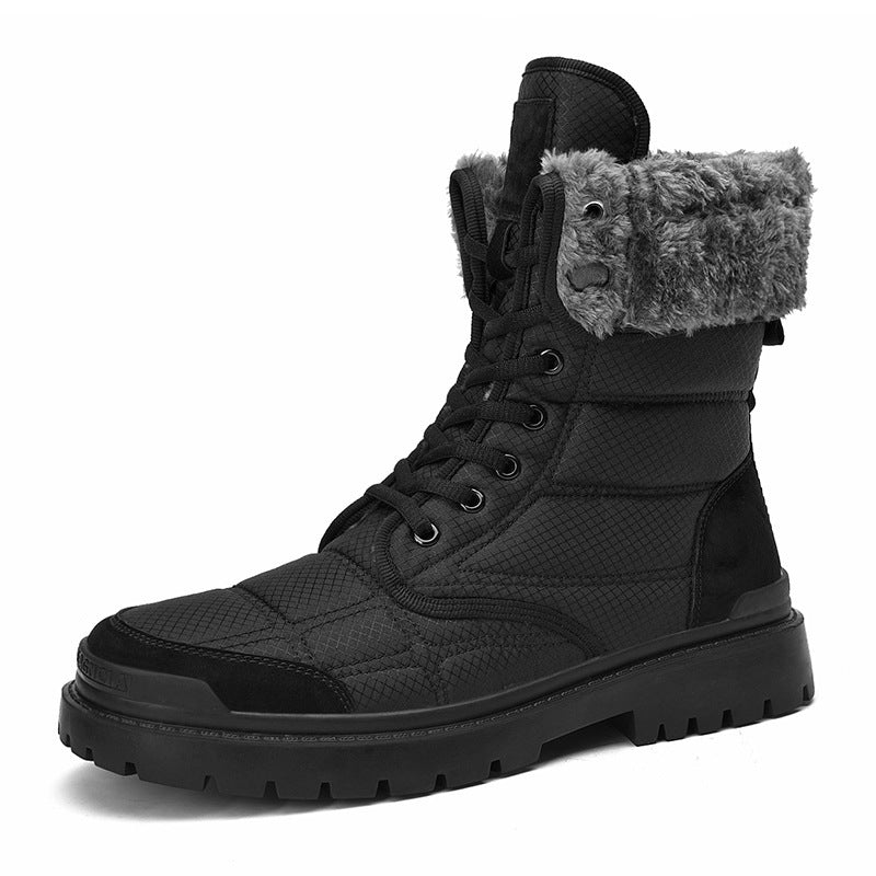 Men's Outdoor Plus Cotton High Top Boots