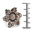 5.69 Carat Genuine Smoky Quartz Sterling Silver Ring