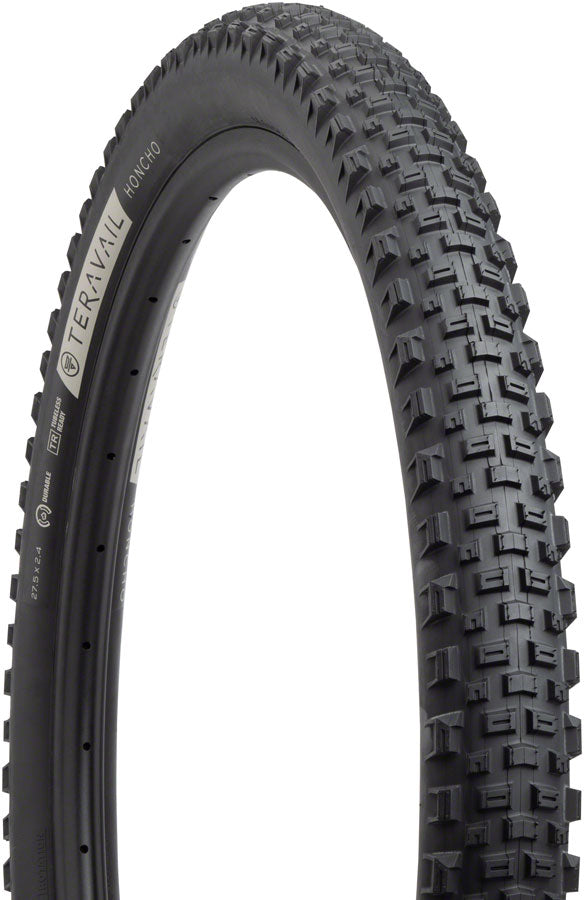 Neumático Teravail Honcho - 27.5 x 2.4 Plegable Tubeless Negro
