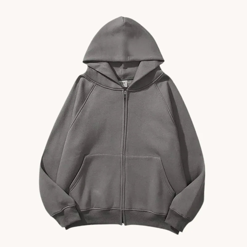 Sudadera con cremallera sencilla