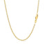 14k Yellow Gold Round Cable Link Chain - 1.9mm