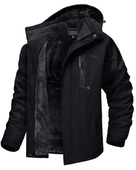 Premium Hooded Men's Jacket for Autumn and Winter