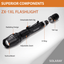 Kit de Linterna Táctica LED Solaray ZX-1XL 18650