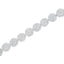 14K White Gold Diamond Cluster Links Tennis Bracelet