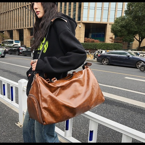 Sporty Minimalist Travel Backpack - Large Capacity Crossbody Bag