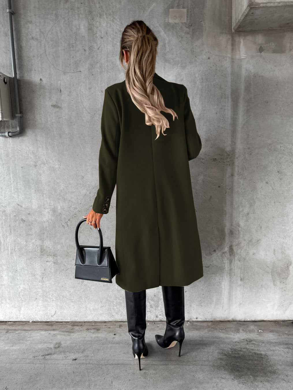 Double Breasted Lapel Coat - Premium Winter Overcoat for Women