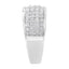 Anillo de Compromiso de Diamante Corte Redondo en Oro Blanco de 14K - Talla 6-1/2