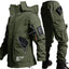 Men's Waterproof Cold-Resistant Shell Jacket and Trousers Suit