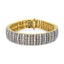 10K Yellow Gold 10-1/3 Cttw Diamond Tennis Bracelet - Size 7.25