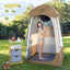 Single Person Portable Changing Shed for Outdoor Use