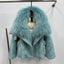 Women's Luxurious Down Jacket with Cashmere Fur Collar