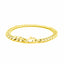 Bracelet en maillons cubains en or jaune 14K