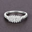 Anillo de Compromiso de Diamante Blanco de 0.37 Quilates en Oro Blanco de 14K
