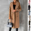 Double Breasted Lapel Coat - Premium Winter Overcoat for Women