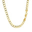 5.3mm 14k Yellow Gold Curb Chain Necklace