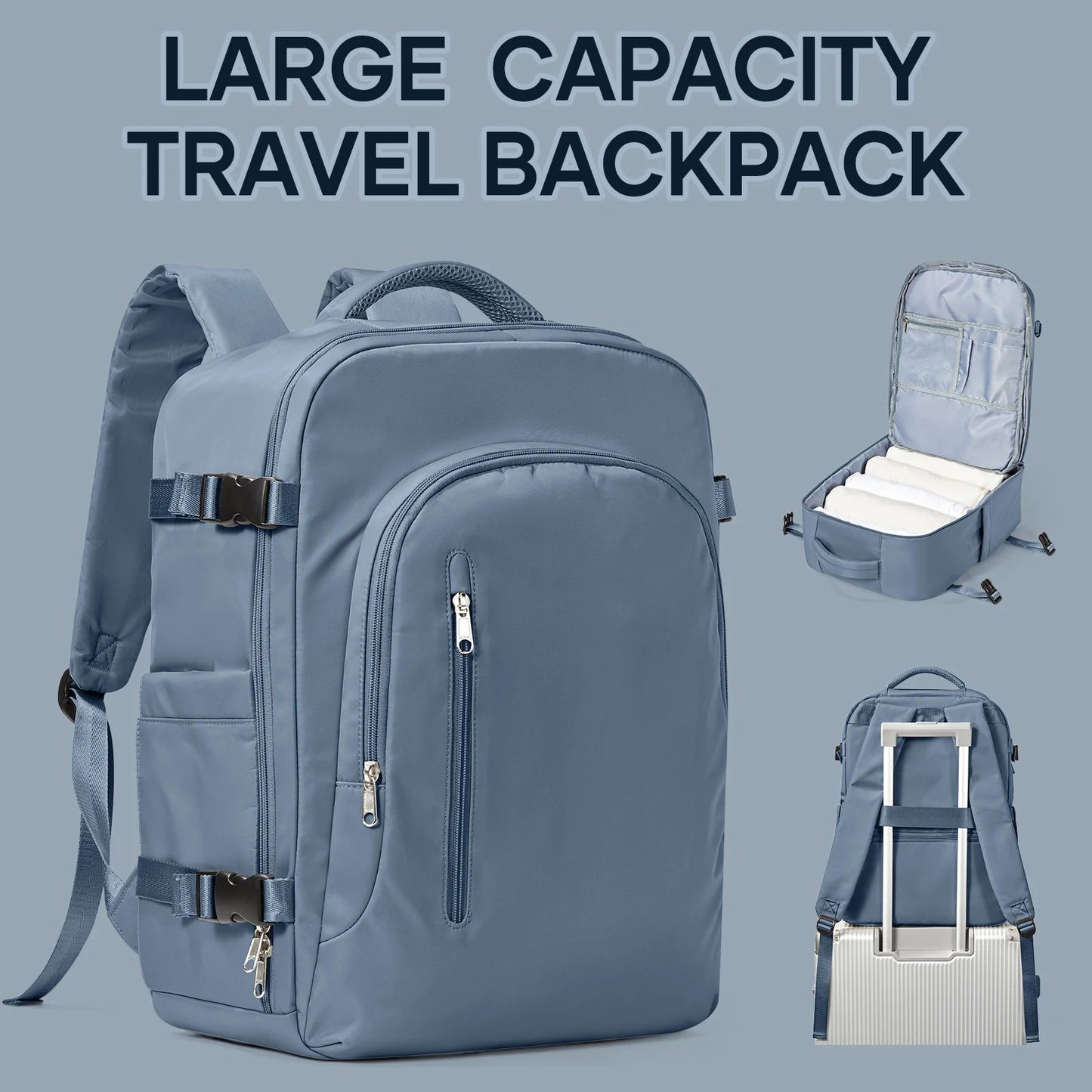 Premium Laptop Backpack for Women - Large Capacity Travel Bag