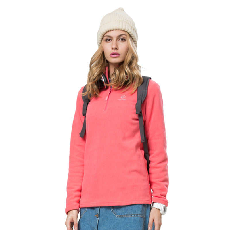 Women's Fleece Jacket for Autumn and Winter Outdoor Wear