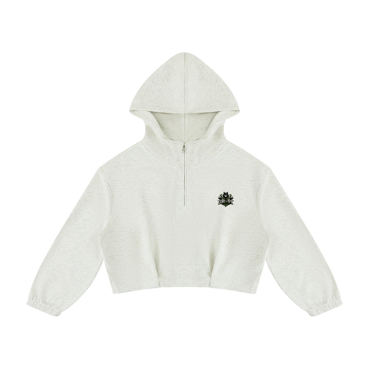 Sudadera con cremallera de cuarto de Loki & Ivy para mujeres