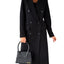 Elegant Long Sleeve Double Breasted Overcoat