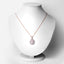 4.26 Carat Genuine Kunzite and White Topaz Pendant in Sterling Silver