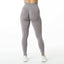 Leggings taille haute à fronces pour femmes