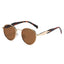 Elegant Metal Round Frame Sunglasses with UV Protection