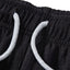 Shorts de jogging texturés classiques pour hommes avec taille élastique