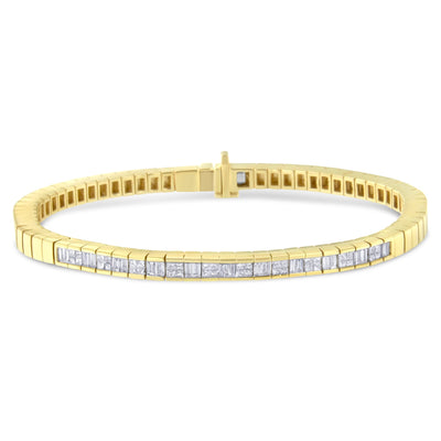 Pulsera de Tenis Eternity de Diamantes en Oro Amarillo de 14K - 1.15 Cttw
