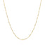Chaîne Singapore en Or Jaune 14k - Élégance de 0,6 mm