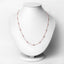 Collier en morganite véritable de 1,62 carat en argent sterling .925