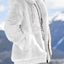 Autumn and Winter Loose Plush Zipper Hooded Jacket