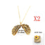 Collar de Letras Dobles Girasol