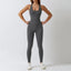 Premium One-Piece Yoga Jumpsuit Set
