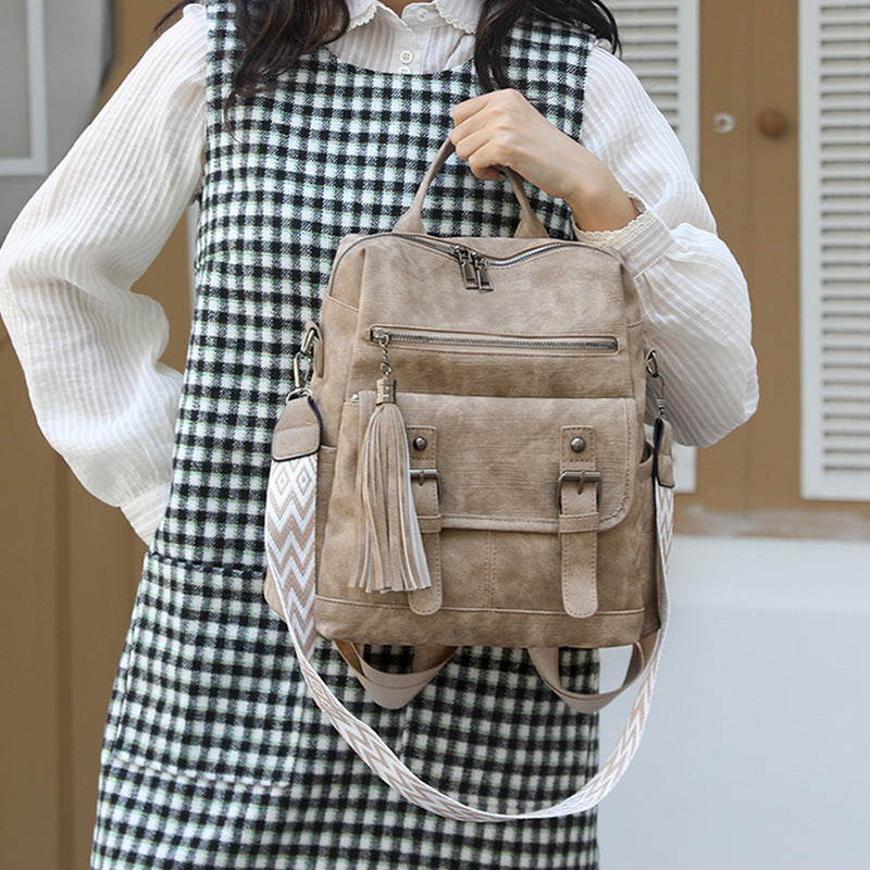 Mochila de viaje elegante y versátil para mujer