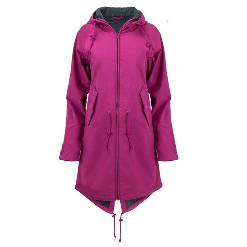 Veste en polaire élégante pour femmes - Manteau mi-long stylé