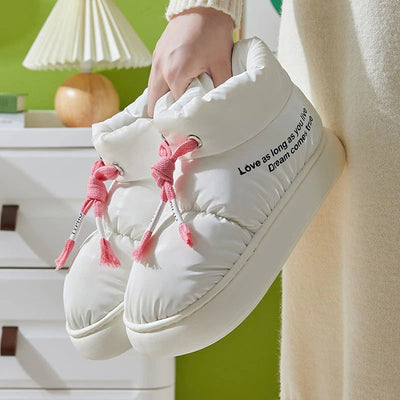 Botas de Nieve de Pluche Impermeables para Mujeres