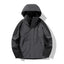 Three-in-One Waterproof Windproof Parka with Fleece Lining