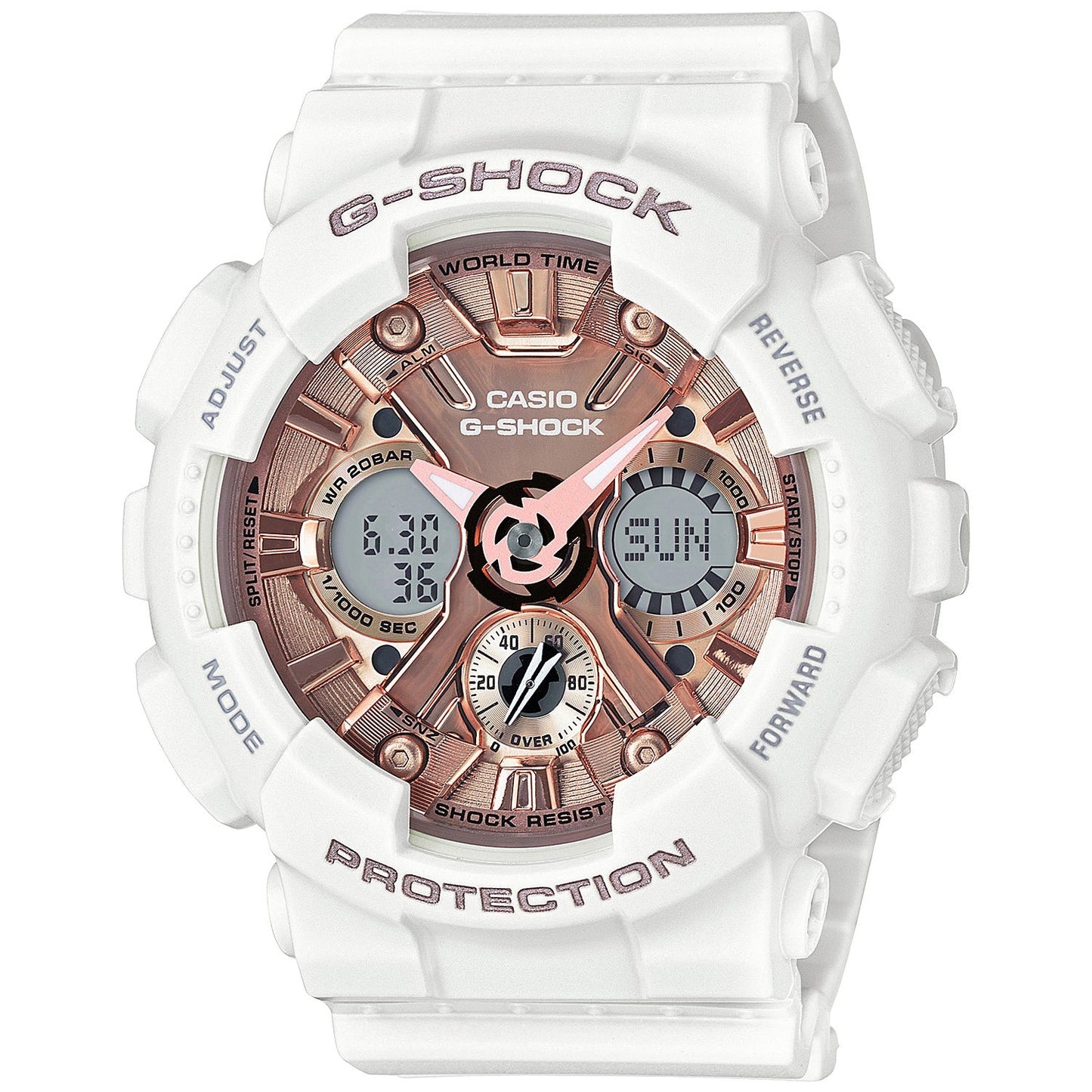 Casio Women's G-Shock Watch - Rose Gold Dial