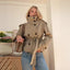 Abrigo Trench de Mujer con Botones y Cintura Ajustable