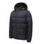 Chaqueta de algodón acolchada con capucha para hombre
