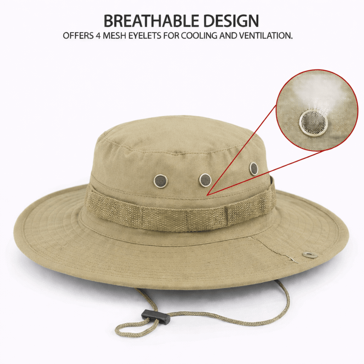 Chapeau de pêche tactique à large bord XGear