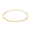 2.3mm 10k Yellow Gold Rolo Anklet