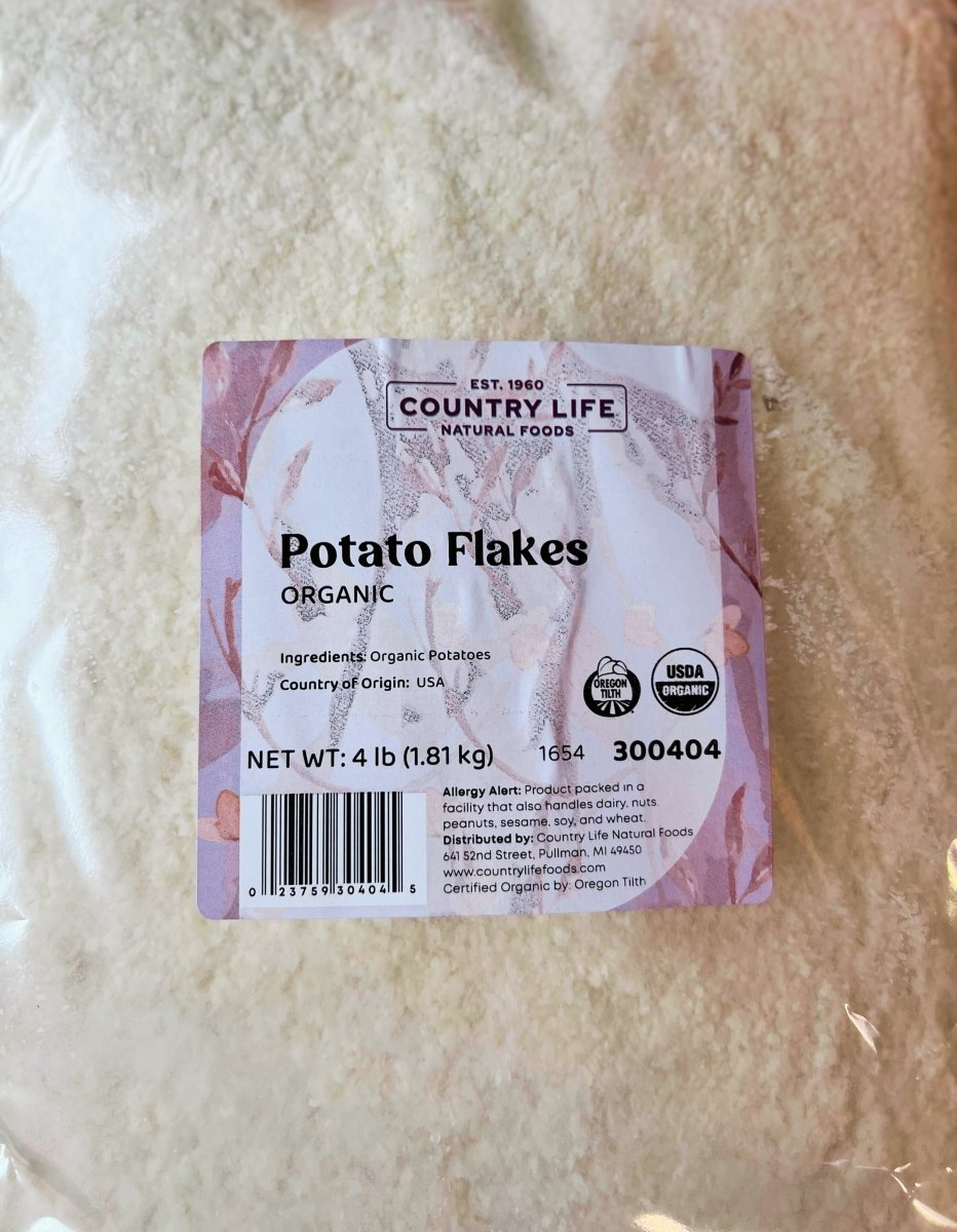 Organic Dehydrated Potato Flakes - Versatile Kitchen Essential - Korvel