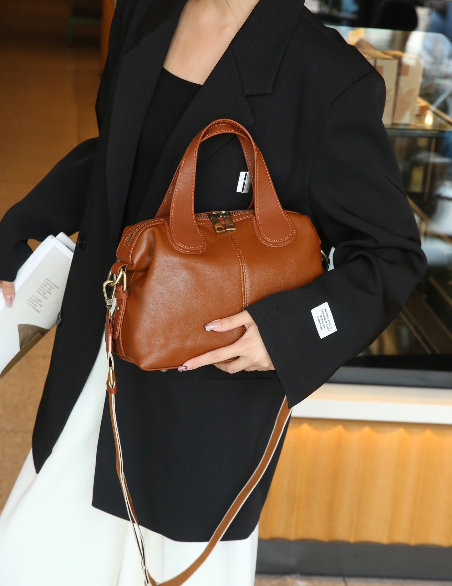 Premium Genuine Leather Large-capacity Tote Bag