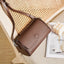 Bolso de mano redondo mini tote para mujeres