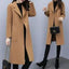 Manteau en Laine Mi-Long de Style Coréen