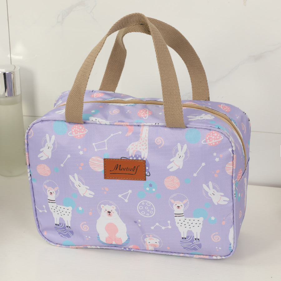 Trousse de toilette de voyage portable à haute capacité